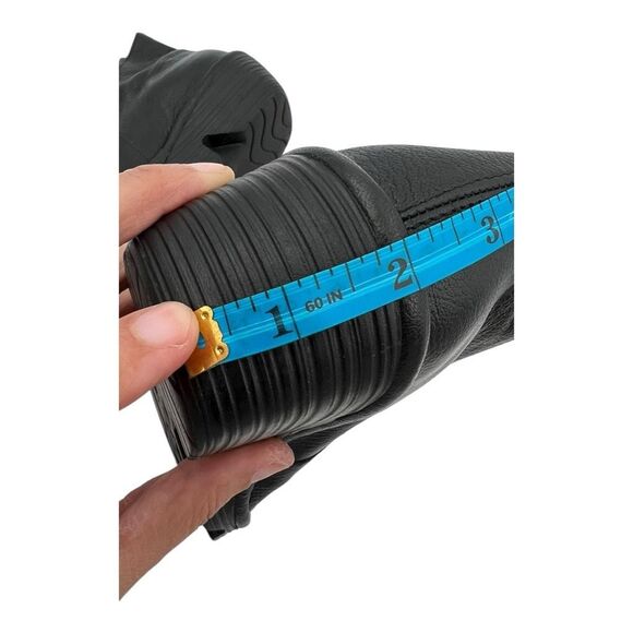 Fly London Women's Leather Side Zip Poro Wedge Ankle Bootie Black Size 36 - Picture 8 of 12